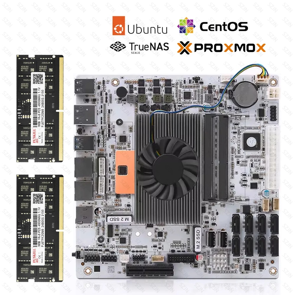 Scheda Madre NAS I5-8265U ES 8 - Mini Itx Dual 2.5G Nas Motherboard recensione e prezzo